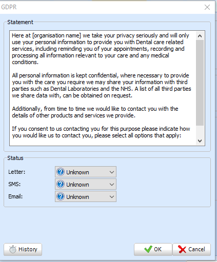 GDPR contact methods