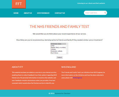 friends and family test